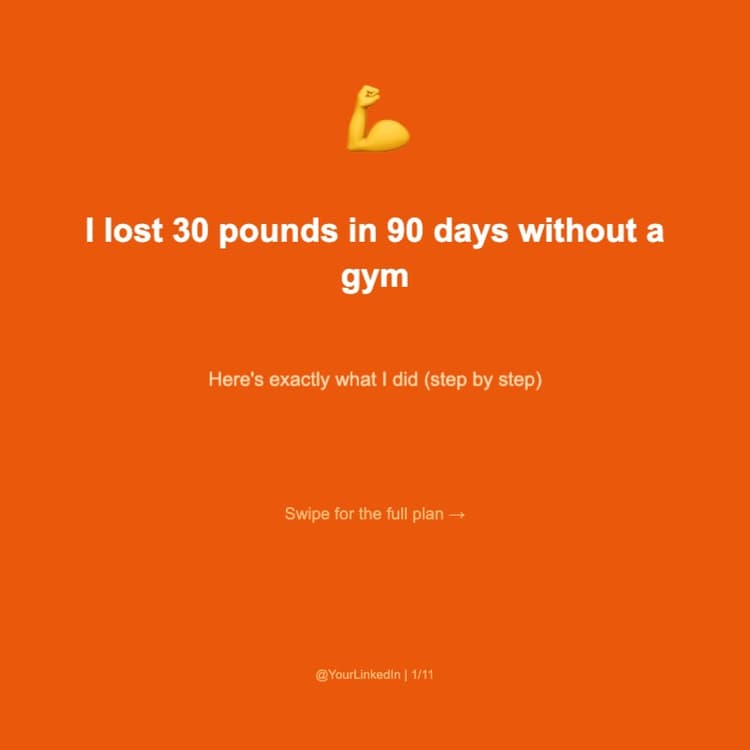 How I Lost 30lbs In 90 Days 💪