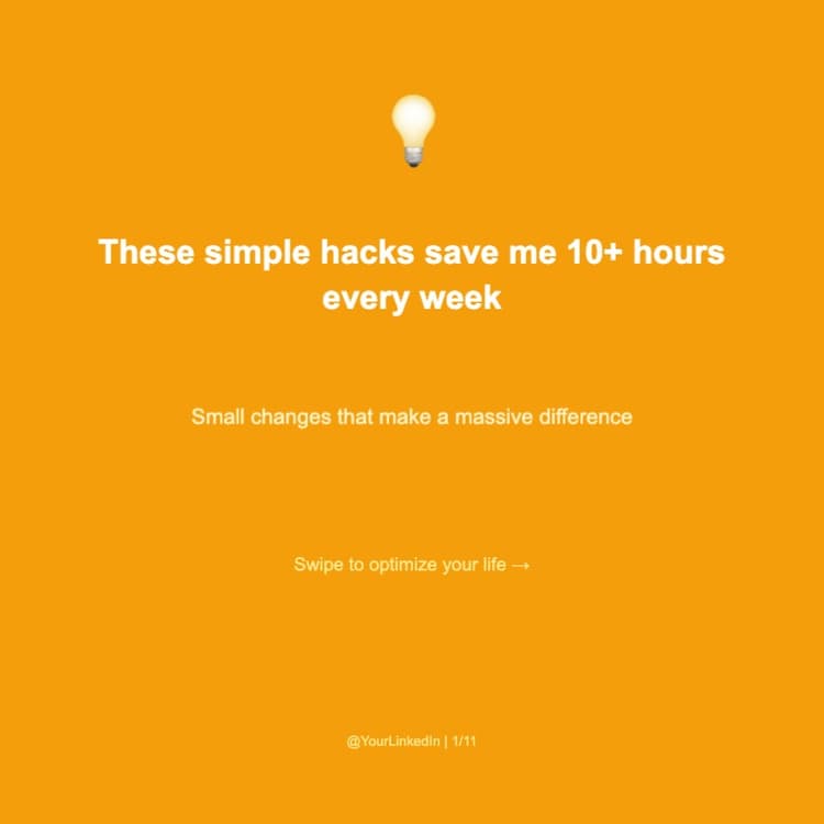10 Life Hacks That Will Save You Hours Every Week 💡