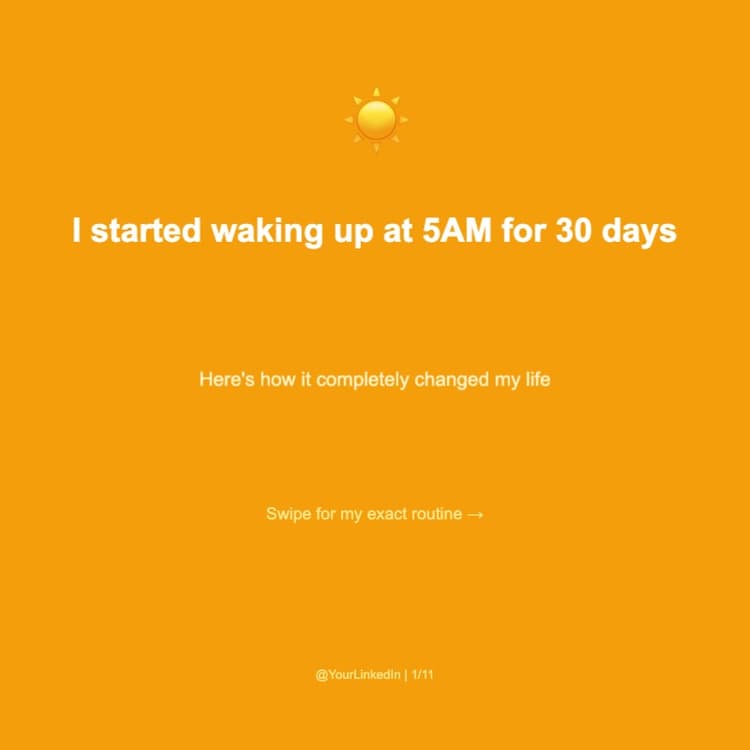 The 5AM Morning Routine That Changed My Life ☀️