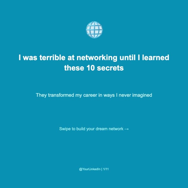 10 Networking Secrets That Changed My Career 🌐