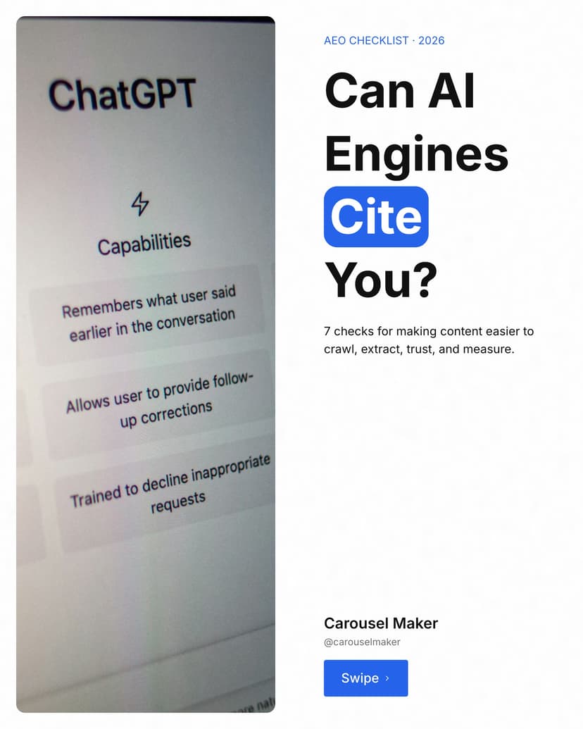 AI Citations Checklist