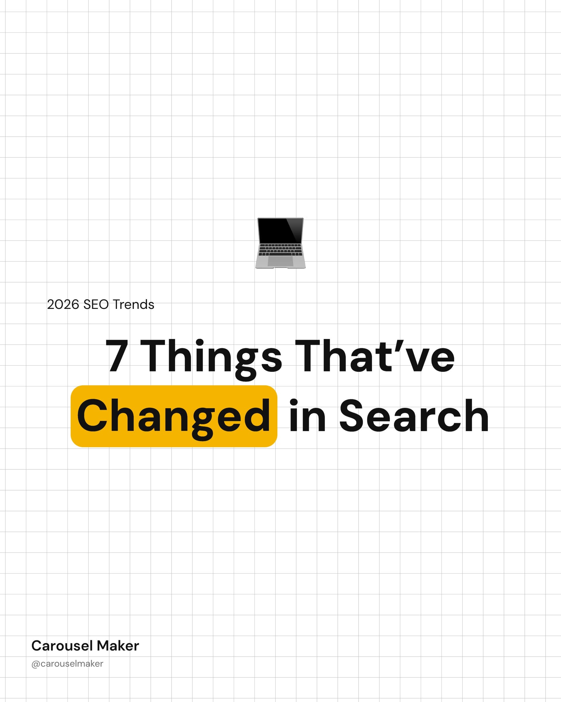 Search Checklist