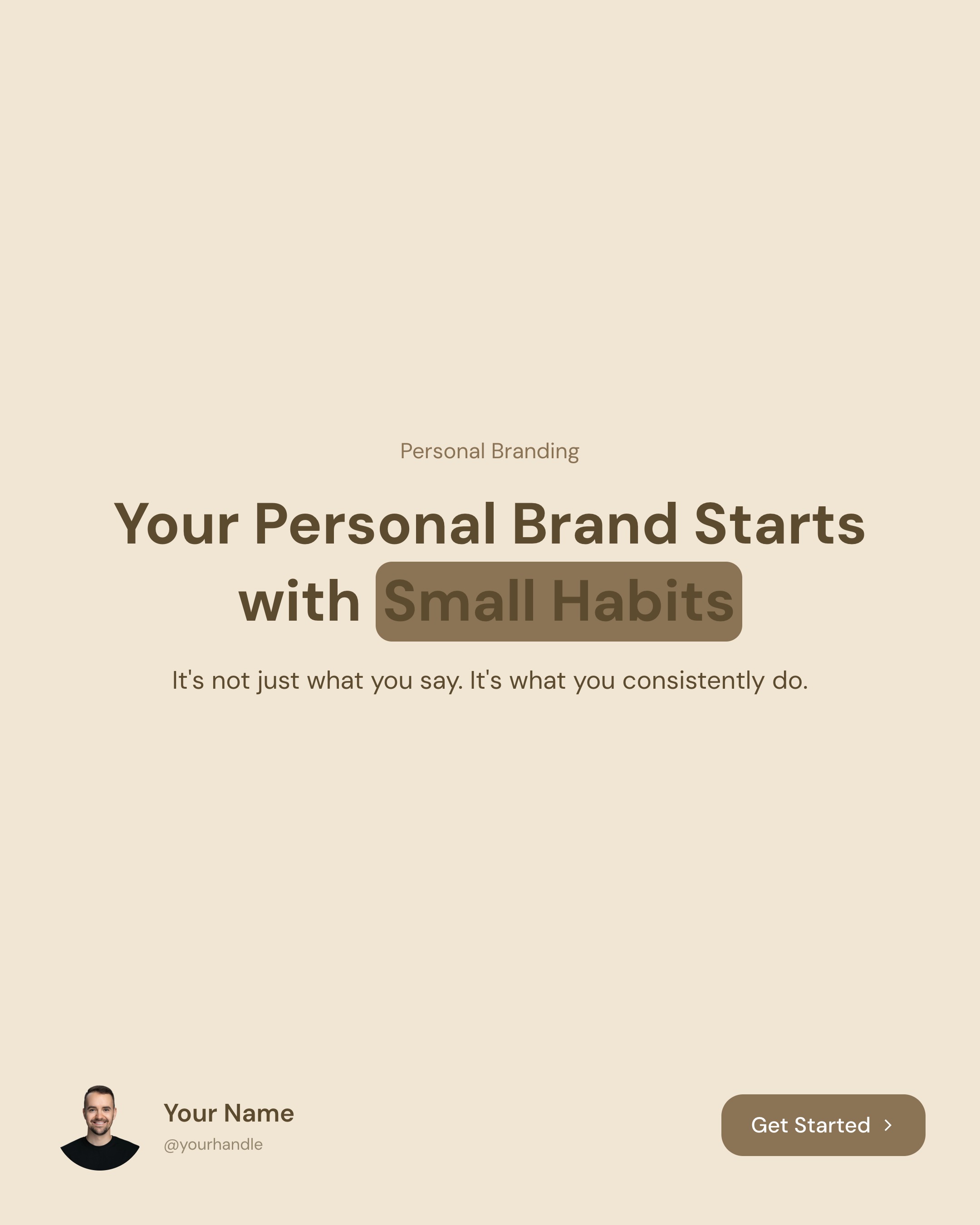 Personal Brand - Carousel Template | CarouselMaker | Carousel Maker